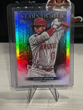 Shohei Ohtani silver holo card